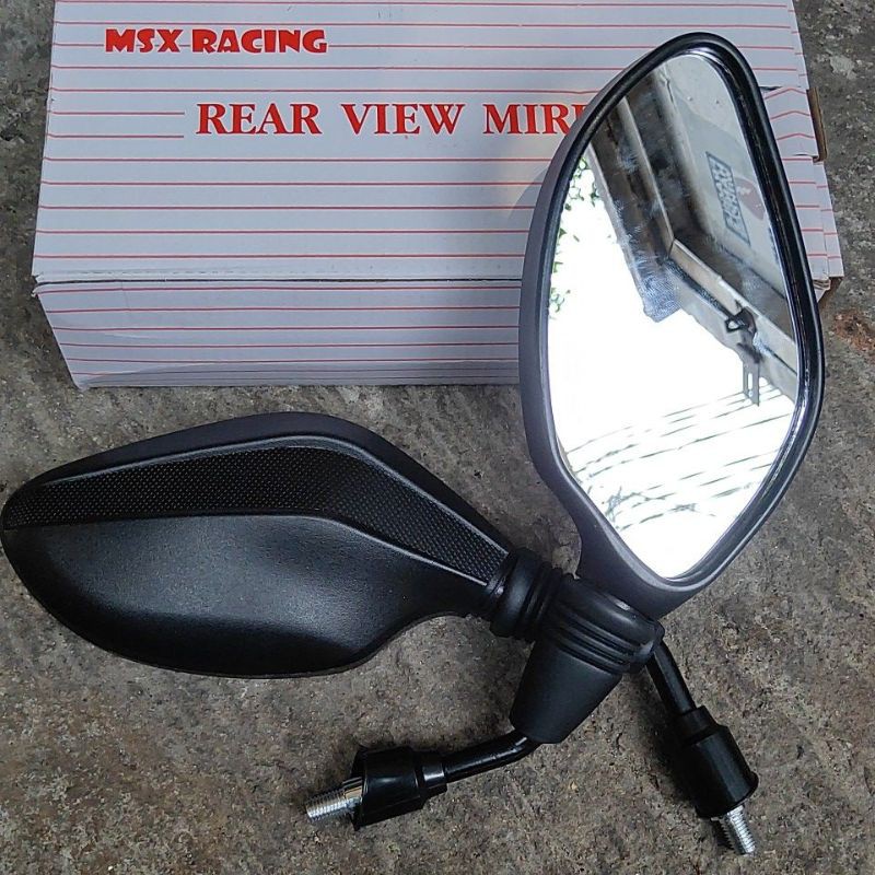 Spion CLICK HMA Sepion Click Thailand Logo HMA Beat Pcx Vario 125 Vario 150 Genio Scoopy Supra Dll-HITAM POLOS NON LOGO