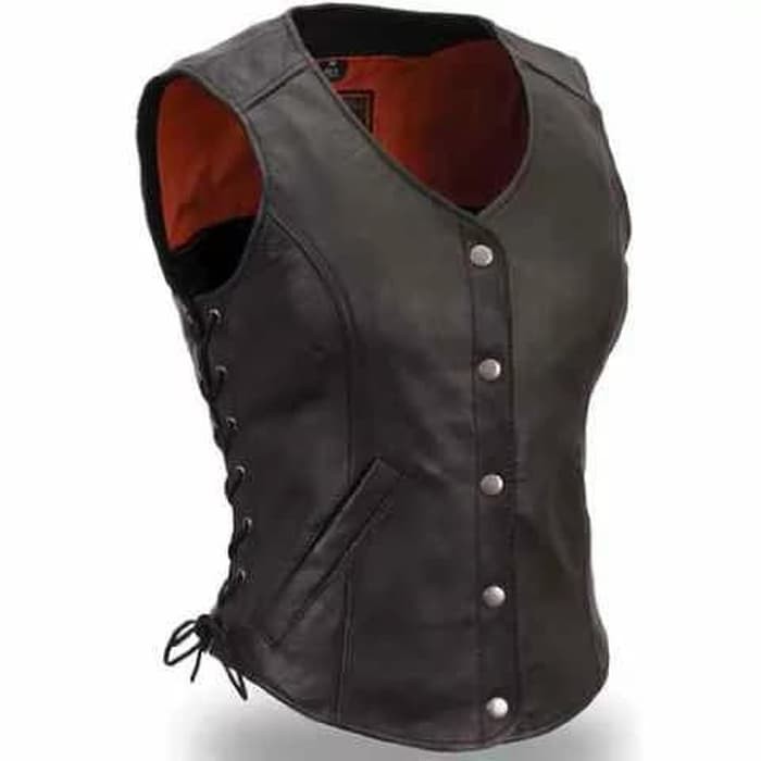 Rompi Kulit Sintetis,Rompi kulit pria ,rompi kulit motor, jaket rompi