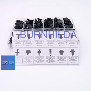 Baut Rivet Mobil Universal Car Push Pin Fasteners 350PCS Car Retainer Clips &amp; Fastener Remover - 18 Most Popular Sizes &amp; Applications Auto Push Pin Rivets Set -Door Trim Panel Clips for Toyota, Honda, Nissan,Bonus Fastener Remover mobil burnhilda