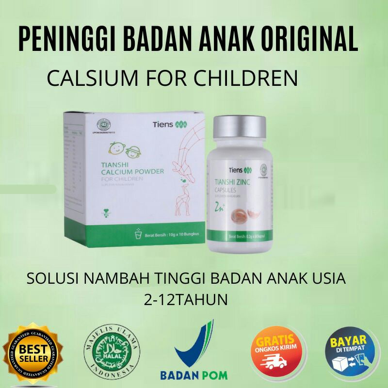 Peninggi badan tiens zinc tiens suplemen peninggi badan anak nhcp tiens
