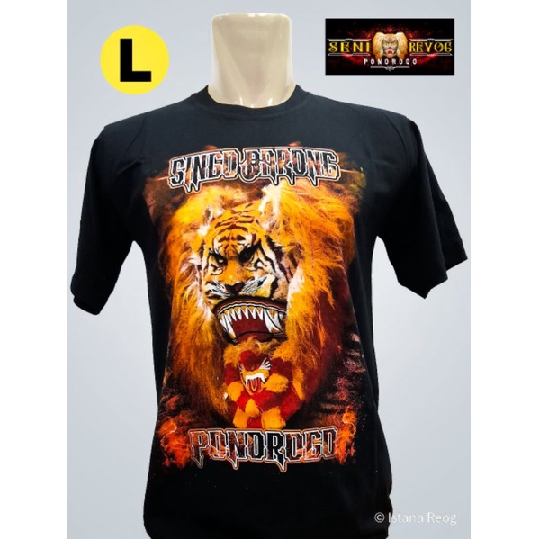 KAOS SINGO BARONG ORI / KAOS CEKATHAAN / KAOS REYOG / KAOS REOG / BUJANGGANONG ANAK / BARONGAN DEVIL