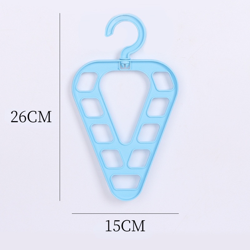 9 Hole Triangular Space Saving Magic Clothes Hanger / Multi-function Closet Organizer Accessories