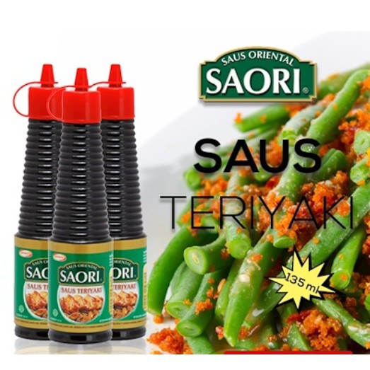 

Saus Teriyaki SAORI 135 mL Kemasan Botol tanpa MSG