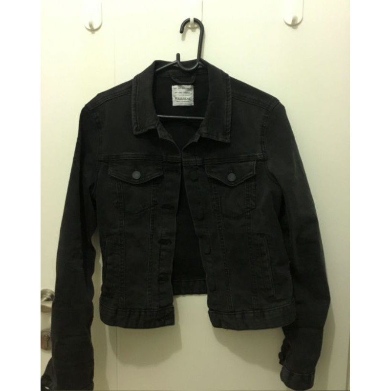 Jacket denim jeans black Original Pull and Bear PL (Preloved)