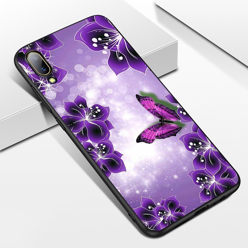 Casing Soft Case Vivo Y17 Y69 Y71 Y91c Y91 Y93 Y95 Y66 Y66 V5x Warna Ungu Shopee Indonesia