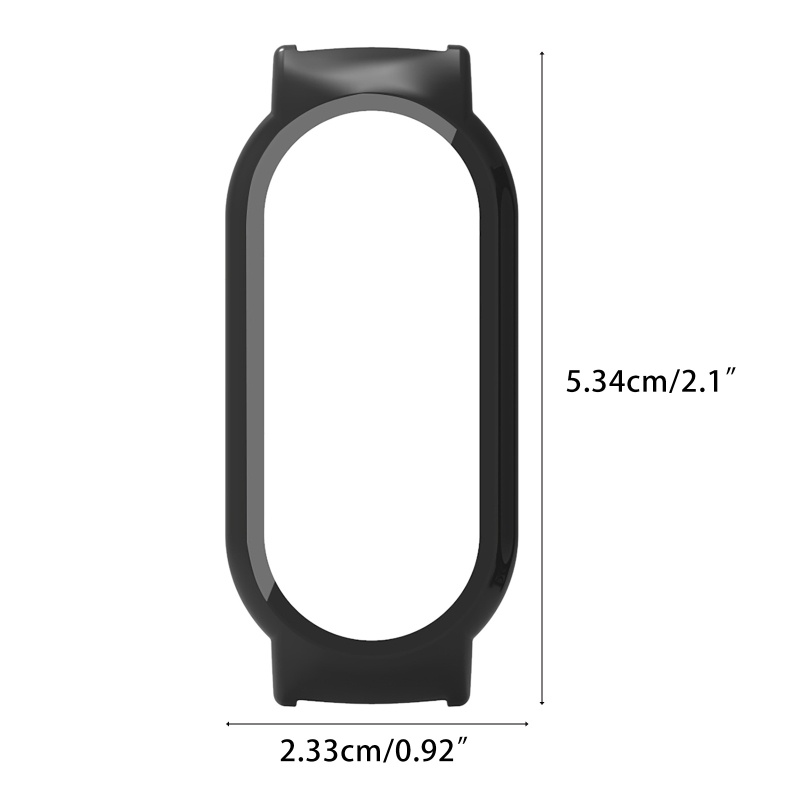 Cre 2 in 1 Bumper Case Pelindung Layar Anti Gores Untuk Mi Band 7