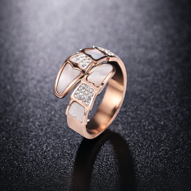 Cincin Titanium Mini Korea fashion cewek Wanita CK086 unik elegant