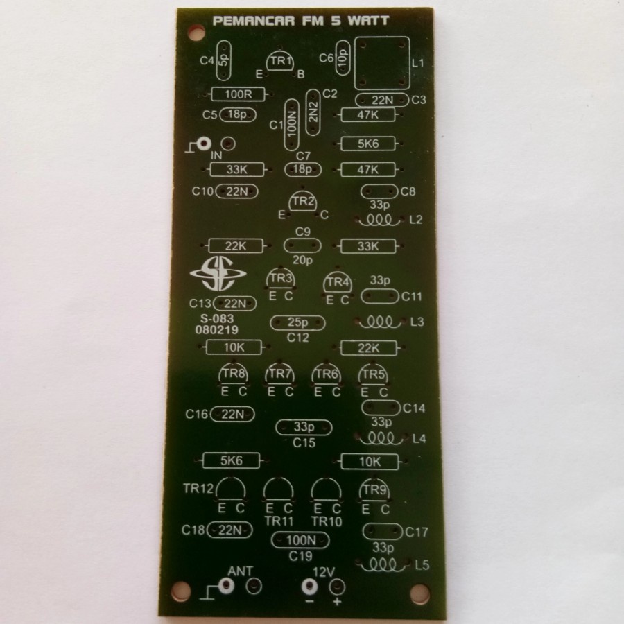 PCB Pemancar FM 5Watt S-083