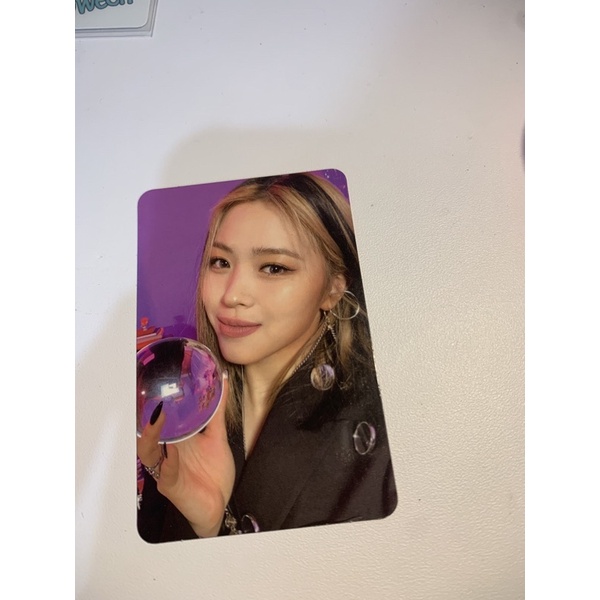 Photocard Ryujin ITZY Guess Who Crystal (ryu gw kristal)