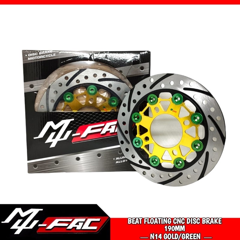 PIRINGAN CAKRAM DISC  STANDAR DEPAN UKURAN 190 MM FLOATING CNC BEAT VARIO SCOOPY
