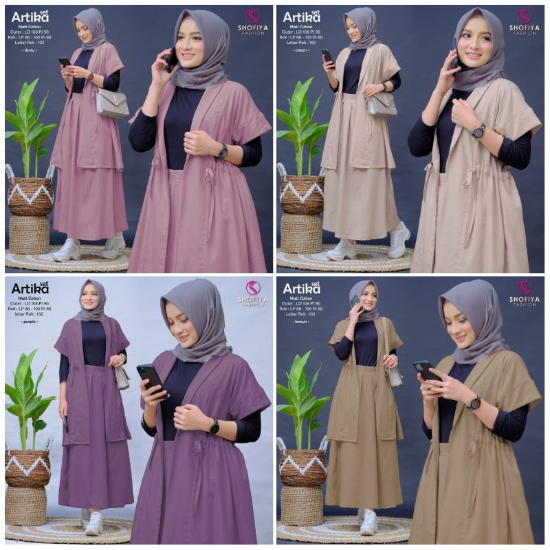 ARTIKA SET 3IN1 ORI BY SHOFIYA SOLO