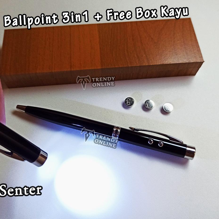

Best Seller.. Pulpen Multifungsi FREE GRAFIR Cetak Nama, Pulpen 3in1 Menulis, Laser Pointer, Senter, Pen 3 in 1, Pulpen Presentasi