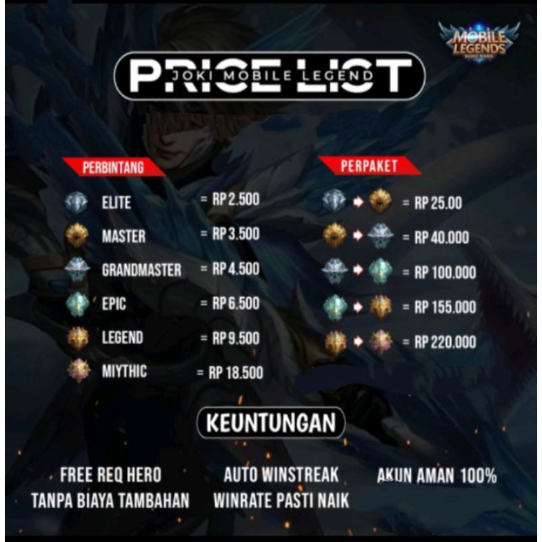 [ JOKI] MOBILE LEGENDS SOLO