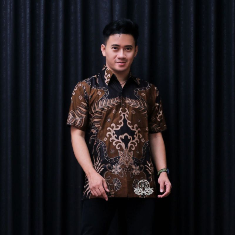 kemeja batik pria lengan pendek kemeja distro