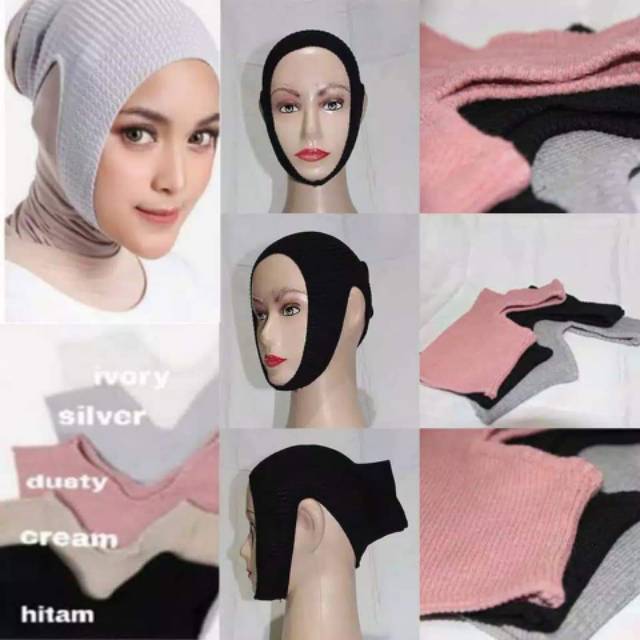 Ciput Rajut Anti budeg / Daleman kerudung / Inner Hijab