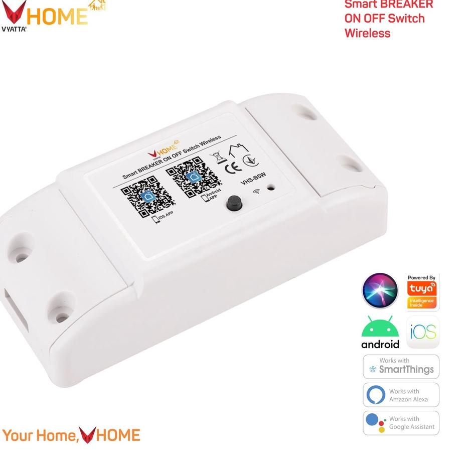 Garansi Pemesanan VYATTA VHOME Smart BREAKER ON OFF Switch Wireless IoT Home Automation