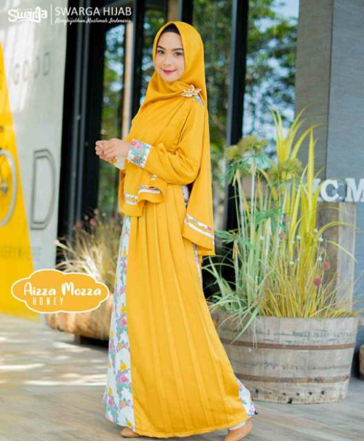 GAMIS SYARI AIZZA MOZZA HONEY SET