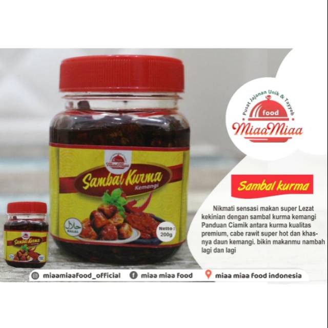 

Sambal Kurma Kemangi Mia Mia Food