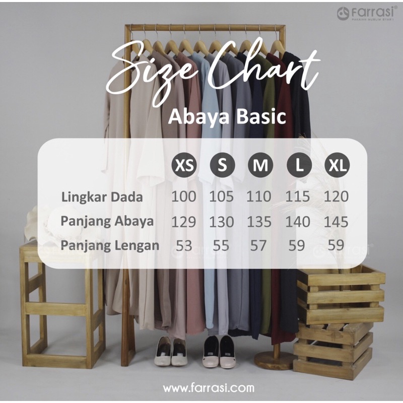 ABAYA BASIC FARRASI / GAMIS SYARI PREMIUM / GAMIS ABAYA-1