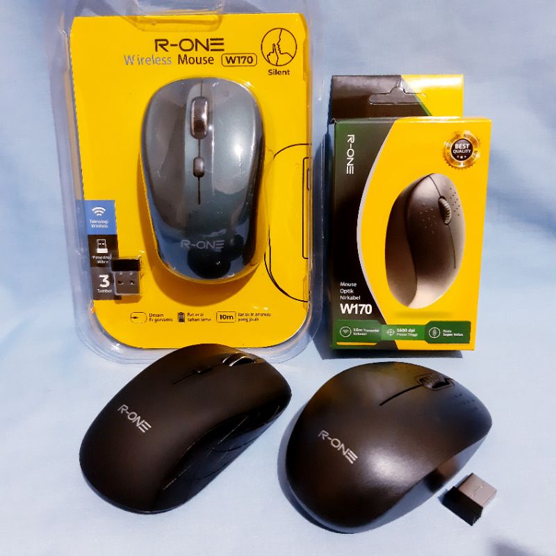 MOUSE WIRELESS R-ONE W170, MOUSE WIRELESS R-ONE W170 SILENT, MOUSE BLUETOOTH R-ONE W-170