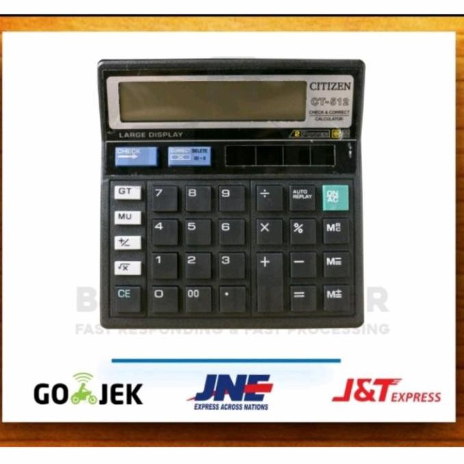 

KALKULATOR 12DIGIT ANGKA MERK CITIZEN TIPE CT-512