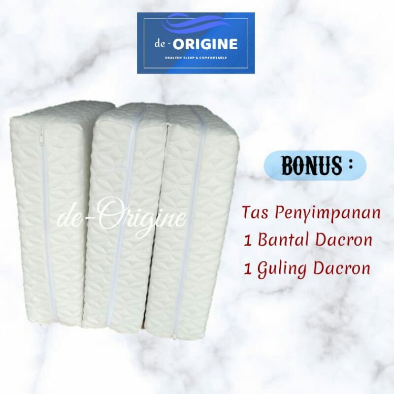 Kasur Lipat Latex Ortho de-ORIGINE 120x200x15 / 120x200x20 - Kasur kesehatan / kasur nyaman