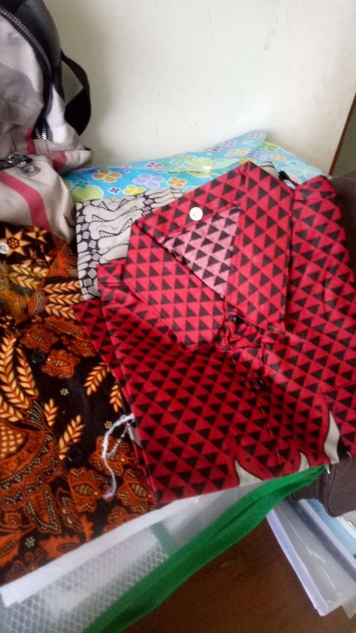 Batik Couple Keluarga Sania Ruffle Ori Ndoro Jowi Dnt Motif Mowo Merah Termurah Shopee