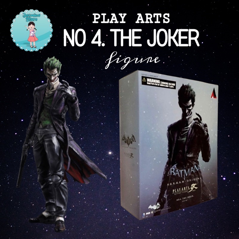 The Joker Batman Arkham Origins no. 4 Square Enix/Figure Joker no 4/Figure Action Joker No.4 Play Art Kai Detail Good Quality Ori