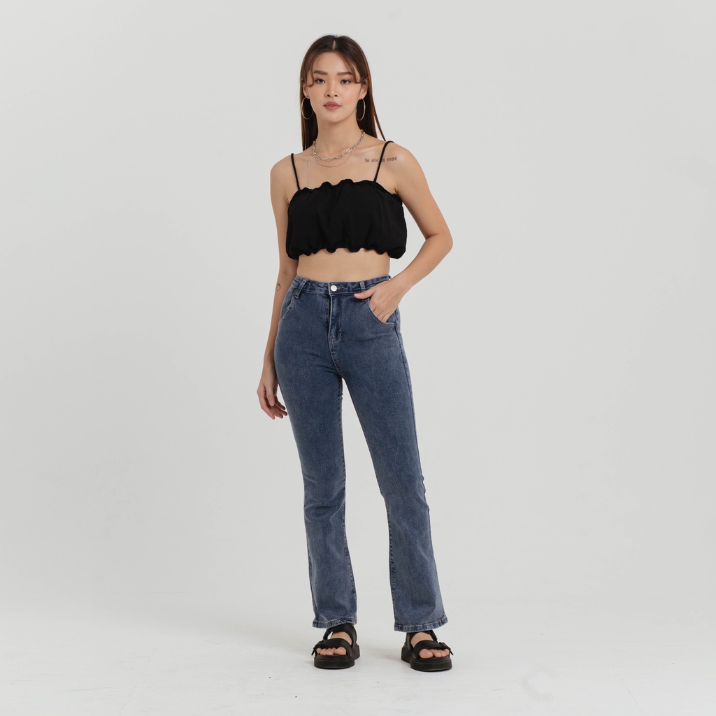 VIERLIN - Jeans 2507 - HIGHWAIST FLARE JEANS