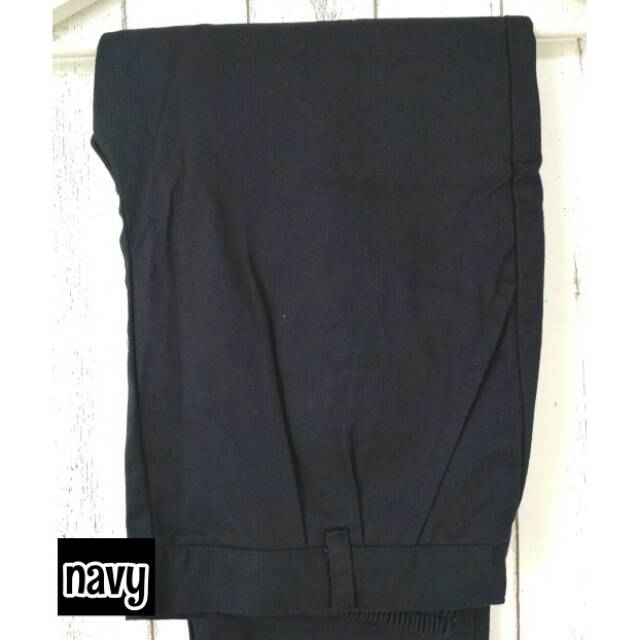  Celana  wanita baggy  pants  NAVY  Shopee Indonesia