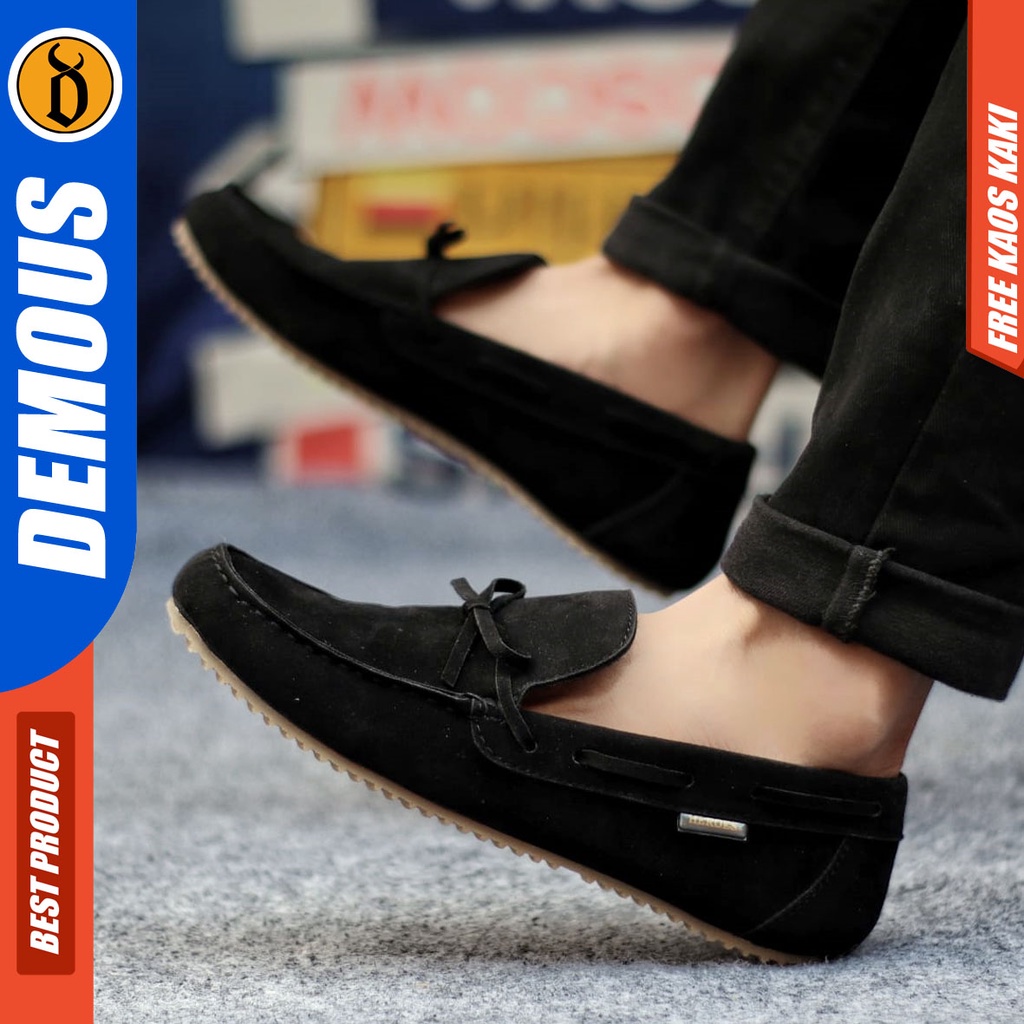 DEMOUS CELTIK Sepatu Kasual Slip On Casual Pria