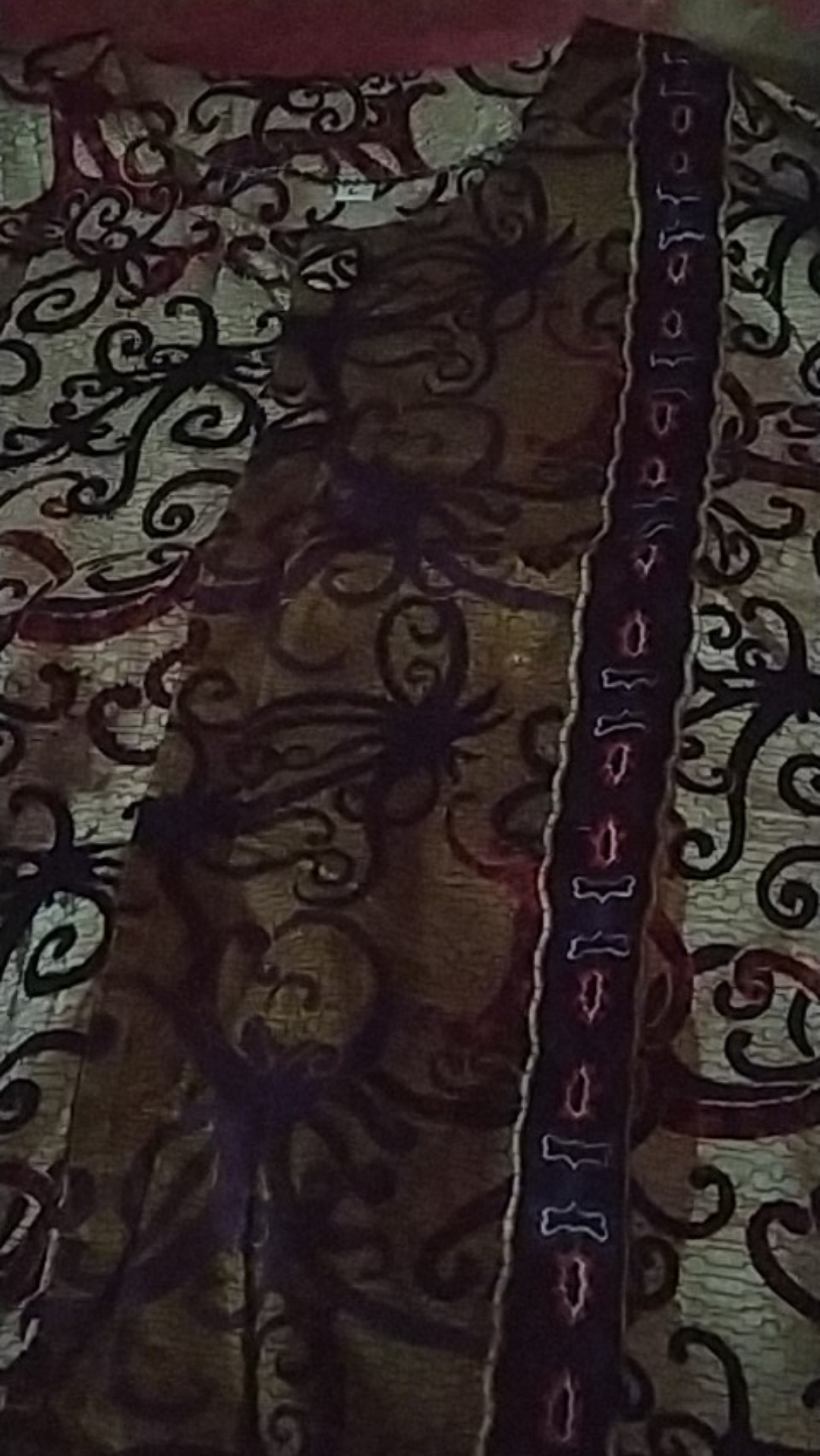 Batik Dolby Dolbi Dobby Doby Tenun Sutra Tulis Katun Atbm Baron Atasan Batik Wanita Sogan Srg308