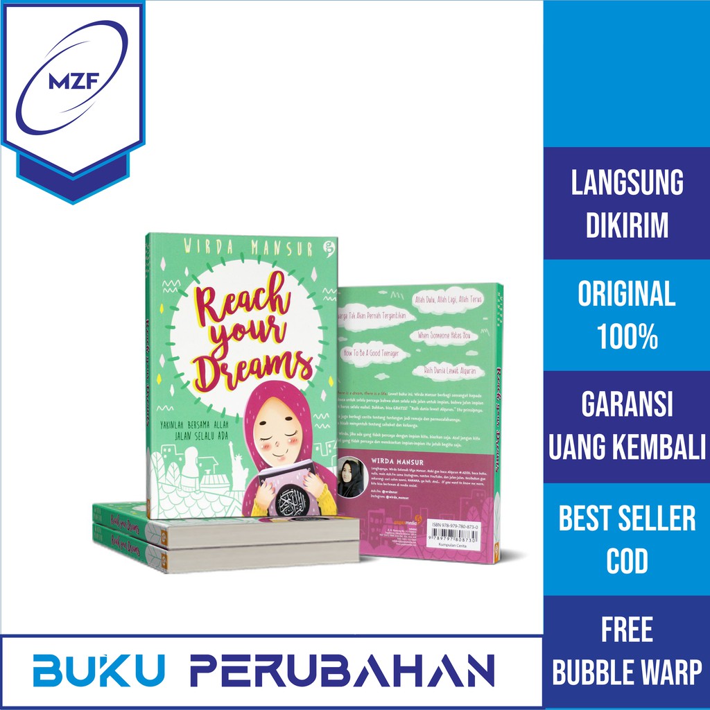 [ORIGINAL] READY STOK BUKU REACH YOUR DREAMS - WIRDA MANSUR