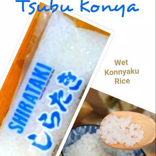 Wet Konnyaku Rice / Nasi Shirataki Khusus Luar Kota