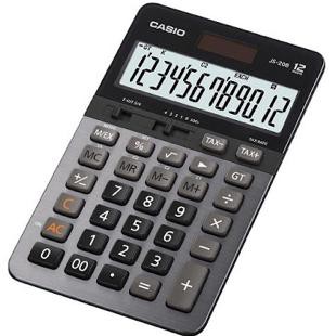 

CASIO HEAVY DUTY CALCULATOR JS-20B - KALKULATOR KANTOR OFFICE JS 20 B - CUCI GUDANG LHOOO