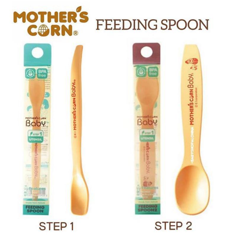 Mother'S Corn Feeding Spoon Step 1 &amp; Step 2