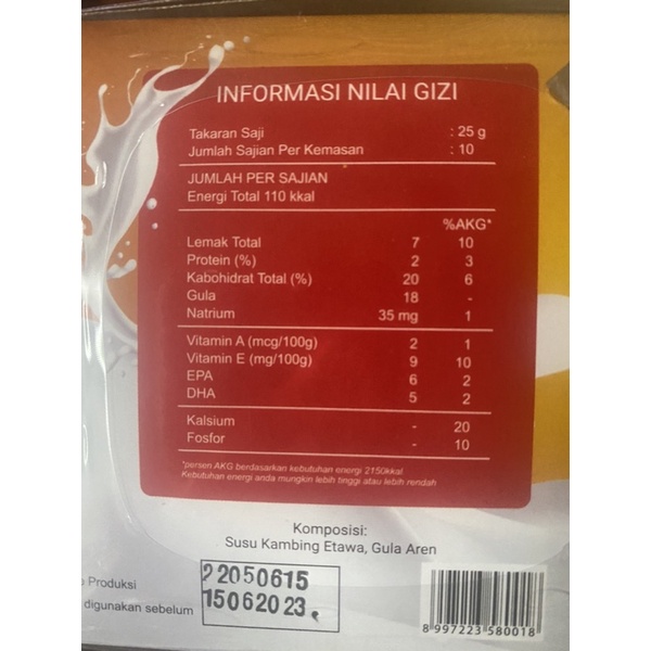 

Susu Kambing Etawa