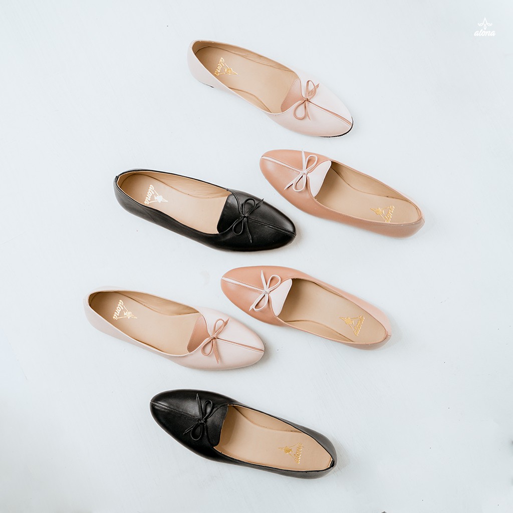 6.6 Sepatu Wanita Kulit Asli  / Flatshoes Alona Adena Shoes 100% Premium Leather