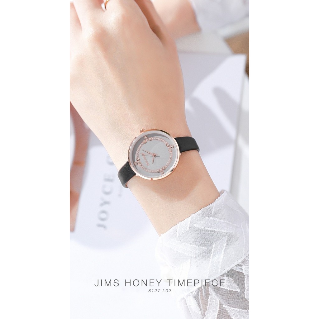 (BISA COD) JAM TANGAN WANITA JIMSHONEY CEWEK TERBARU ANALOG IMPORT 8127 PROMO FREE BOX