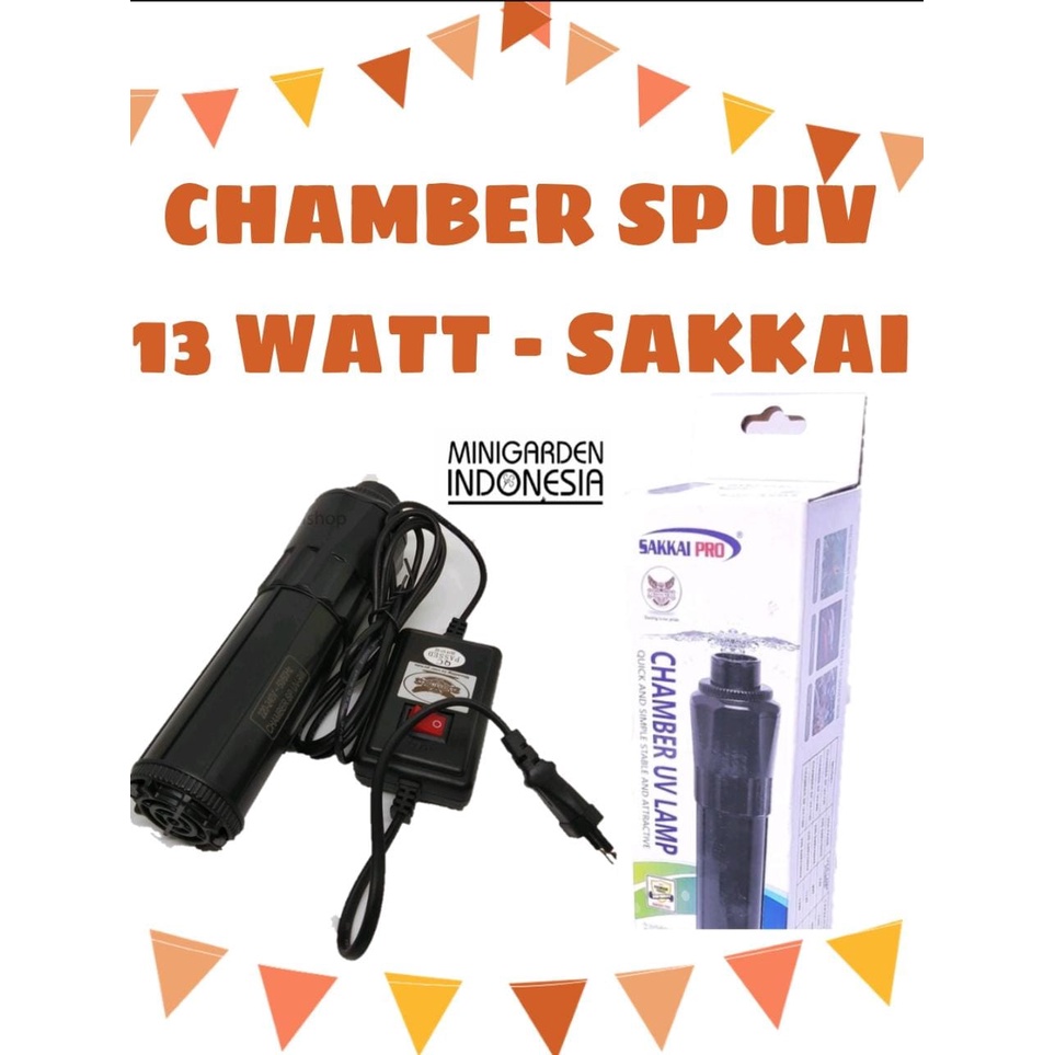 SAKKAI PRO CHAMBER SP UV 13W LAMPU UV AQUARIUM 13WAT LAMPU STERILISASI