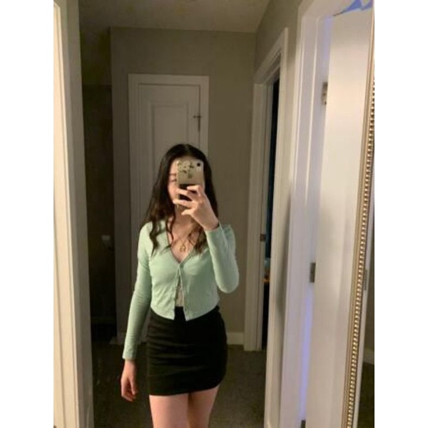 SHEIN button front long sleeve cardigan