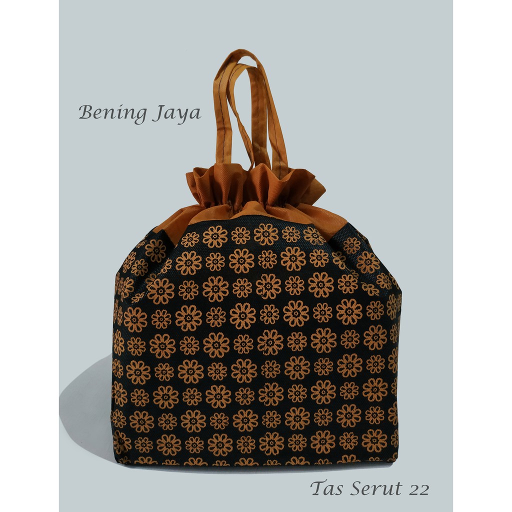 

Tas Hajatan Goodie Bag Serut 22 Batik Bunga