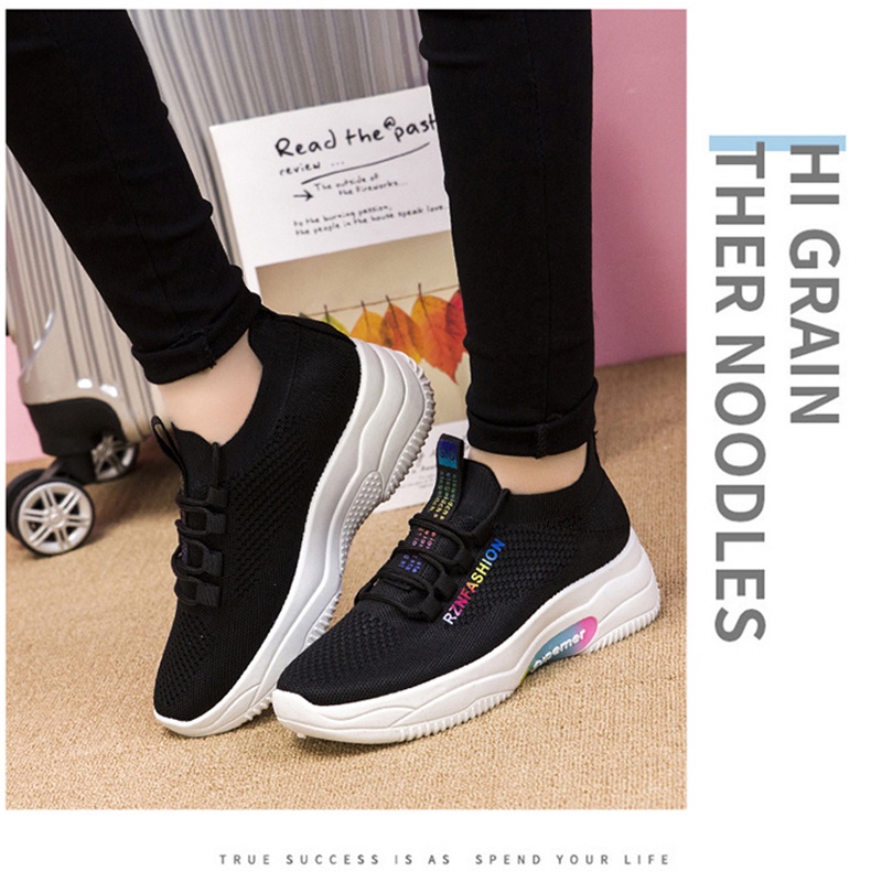 {FREE BOX} Sepatu Sneakers Import Wanita Korean Style Terbaru - N-66