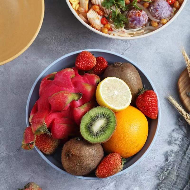 CEO Set 4 pcs Mangkok Kekinian Wheat Straw Plastik Mangkuk Kuah Makan Bowl