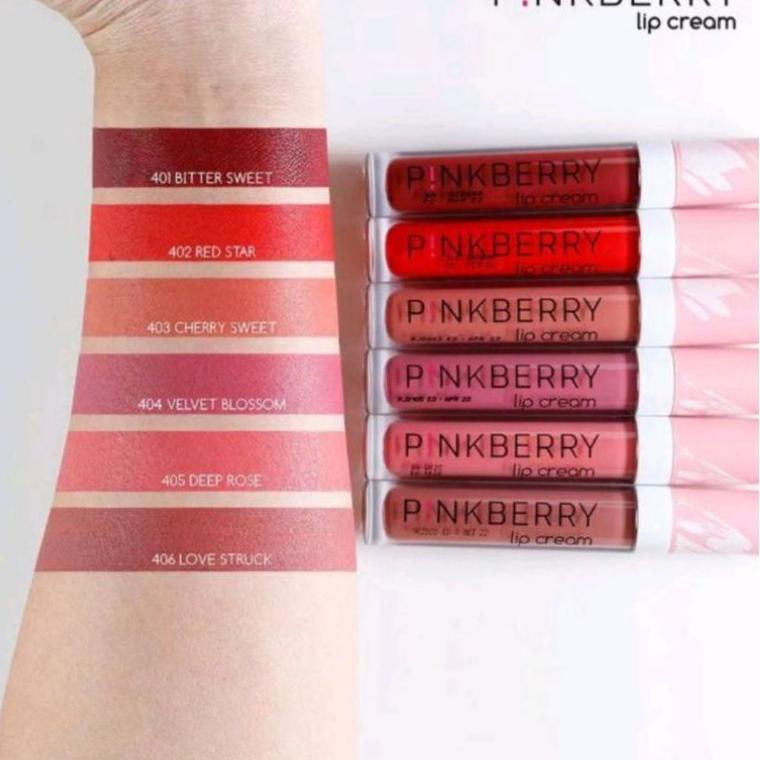 [KODE RKWKP] PINKBERRY Lip Cream Matte 4.5g