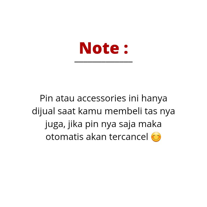 CELAH LANGIT PIN WOMEN (32mm) || PIN HANYA BISA DIBELI DENGAN TAS CL || BACA DESKRIPSI