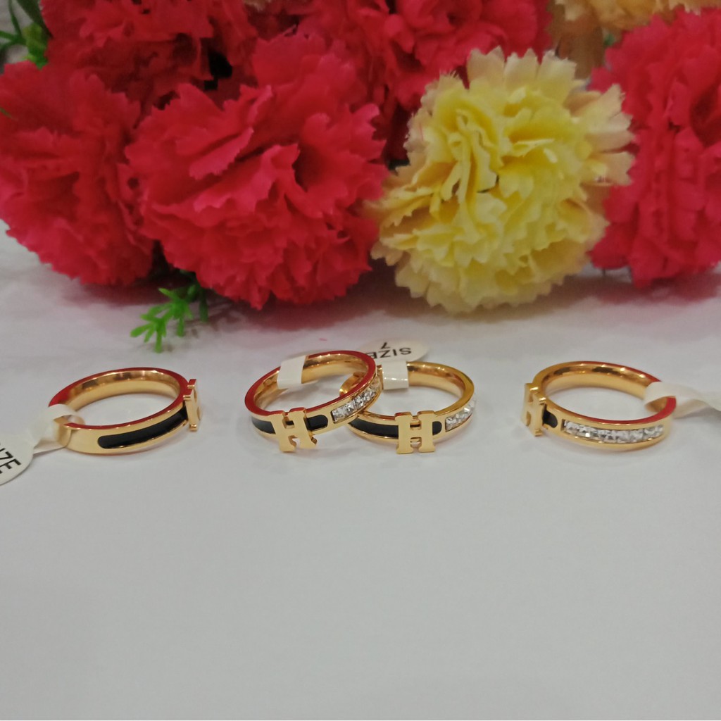 Cincin TITANIUM STAINLESS STEEL ANTI KARAT (COD)