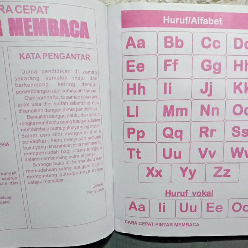 Buku Cara Cepat Pintar Membaca