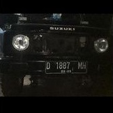 LAMPU headlamp Besar depan bumper mobil bulat UKURAN 7 inchi kaca kristal SOKET  h4 UNIVERSAL jeep