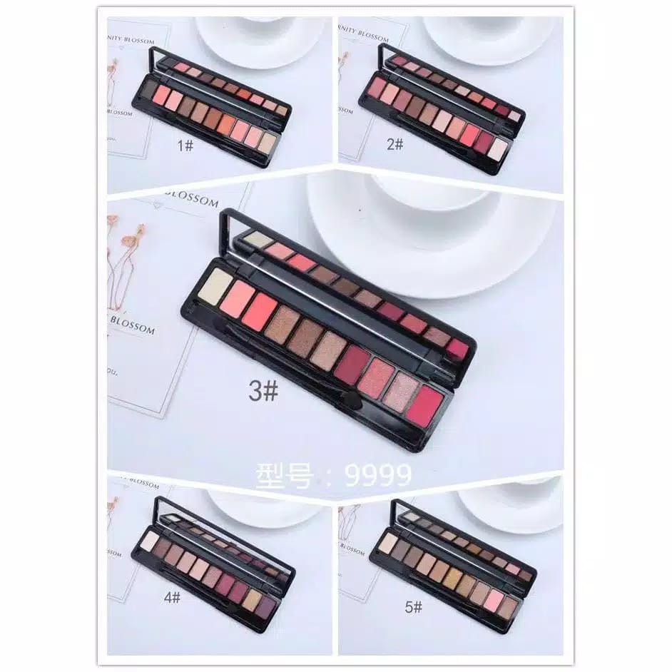 HK9999-LAMEILA Fashion Matte Eyeshadow Pallet Korean Style Makeup 10 Warna